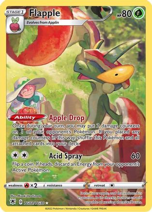 Flapple TG02/30 - SWSH10 Astral Radiance Trainer Gallery Holofoil - Poke-Collect