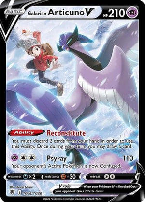 Galarian Articuno V TG16/30 - SWSH10 Astral Radiance Trainer Gallery Holofoil - Poke-Collect