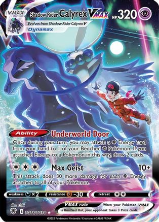 Shadow Rider Calyrex VMAX TG18/30 - SWSH10 Astral Radiance Trainer Gallery Holofoil - Poke-Collect