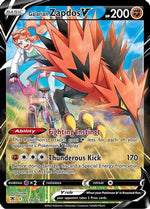 Galarian Zapdos V TG19/30 - SWSH10 Astral Radiance Trainer Gallery Holofoil - Poke-Collect