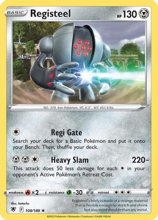 Registeel 108/189 - SWSH10 Astral Radiance - Poke-Collect