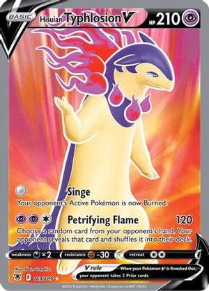 Hisuian Typhlosion V 169/189 - Astral Radiance Holofoil - Poke-Collect