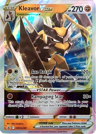 Kleavor VSTAR SWSH249/307 - SWSH Black Star Promos Holofoil - Poke-Collect