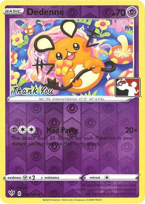 Dedenne - 78/189 (Pokemon League) [Thank You] 78 - League & Championship Cards Reverse Holofoil