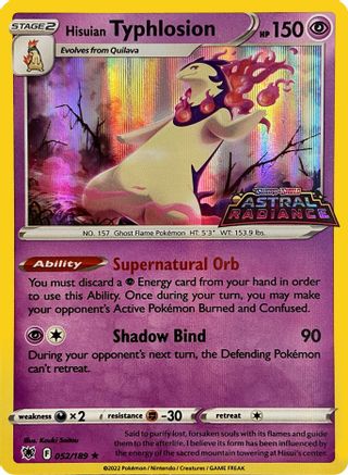 Hisuian Typhlosion - 052/189 (GameStop Exclusive) 52 - Miscellaneous Cards & Products Holofoil - Poke-Collect