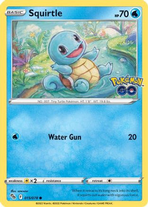 Squirtle 15/78 - Pokmon GO - Poke-Collect