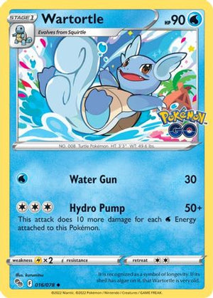 Wartortle 16/78 - Pokmon GO - Poke-Collect