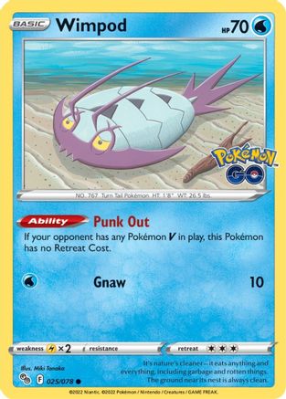 Wimpod 25/78 - Pokmon GO - Poke-Collect