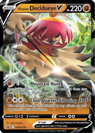 Hisuian Decidueye V - SWSH238 SWSH238/307 - SWSH Sword & Shield Promo Cards Holofoil - Poke-Collect