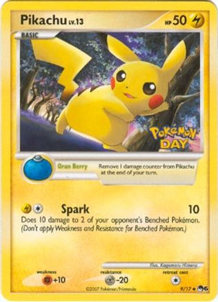 Pikachu (Pokemon Day Stamped) 9 - POP Series 6 - Poke-Collect