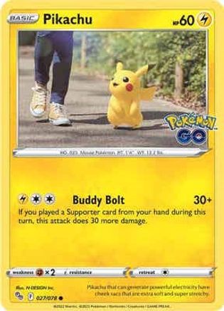 Pikachu (27) 27/78 - Pokemon GO - Poke-Collect