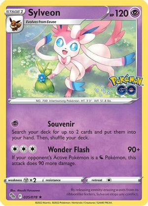 Sylveon 35/78 - Pokmon GO Reverse Holofoil - Poke-Collect