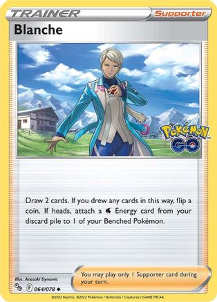 Blanche 64/78 - Pokemon GO Reverse Holofoil - Poke-Collect