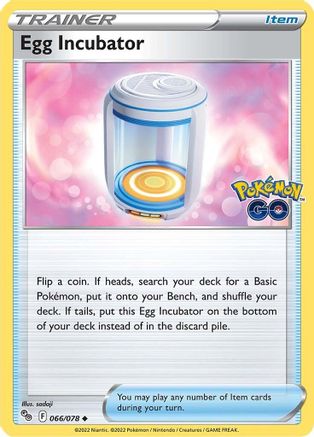 Egg Incubator 66/78 - Pokemon GO Reverse Holofoil - Poke-Collect
