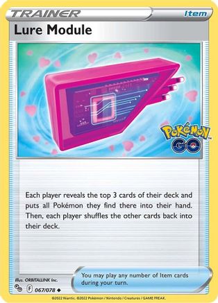 Lure Module 67/78 - Pokemon GO Reverse Holofoil - Poke-Collect