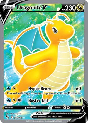 Dragonite V 76/78 - Pokmon GO Holofoil