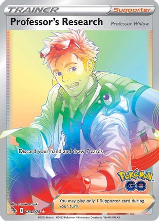 Professor's Research (Secret) 84/78 - Pokemon GO Holofoil - Poke-Collect