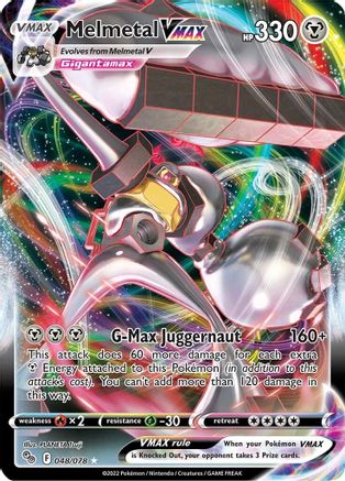 Melmetal VMAX 48/78 - Pokmon GO Holofoil