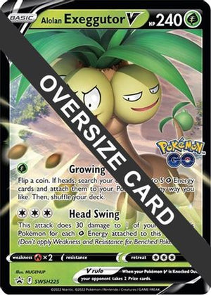 Alolan Exeggutor V SWSH225 - Jumbo Cards Holofoil - Poke-Collect