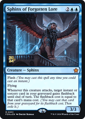Sphinx of Forgotten Lore (PRE-051) - Foundations Promos Foil