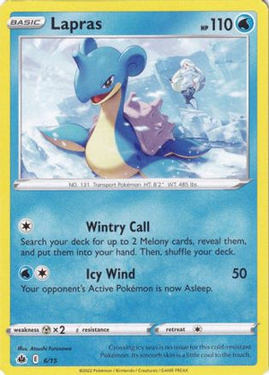 Lapras - 6/15 6 - McDonalds Promos 2022 - Poke-Collect