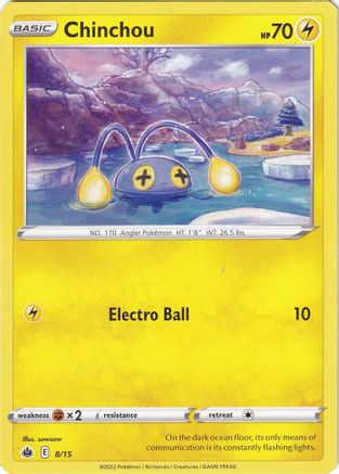 Chinchou - 8/15 8 - McDonalds Promos 2022 - Poke-Collect