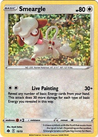 Smeargle - 15/15 15 - McDonalds Promos 2022 Holofoil - Poke-Collect