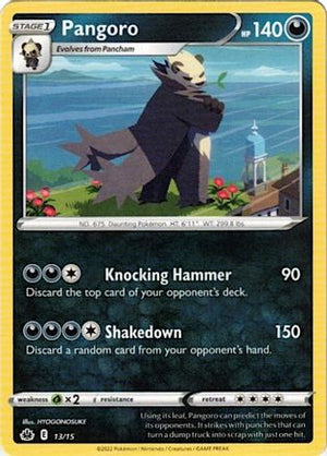 Pangoro - 13/15 13 - McDonalds Promos 2022 - Poke-Collect
