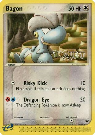 Bagon - 50/97 (InQuest Gamer) 50 - Nintendo Promos - Poke-Collect