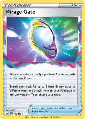 Mirage Gate 163/196 - Lost Origin Reverse Holofoil - Poke-Collect