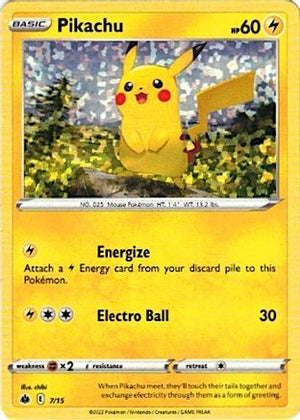 Pikachu - 7/15 7 - McDonalds Promos 2022 Holofoil - Poke-Collect