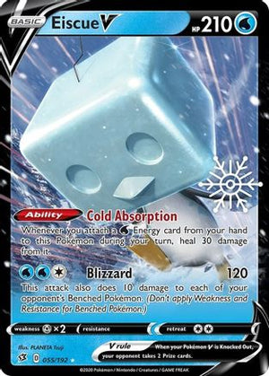 Eiscue V - 055/192 (Holiday Calendar) 55 - Miscellaneous Cards & Products Holofoil - Poke-Collect