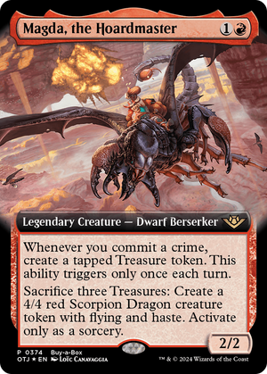 Magda, the Hoardmaster (BABP-374) - Outlaws of Thunder Junction: (Extended Art) Foil