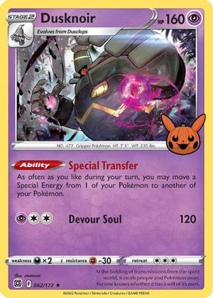 Dusknoir 62 - Trick or Trade BOOster Bundle Holofoil - Poke-Collect