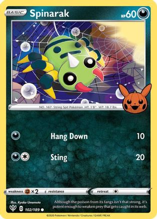 Spinarak 102 - Trick or Trade BOOster Bundle - Poke-Collect