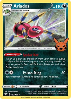 Ariados 103 - Trick or Trade BOOster Bundle - Poke-Collect