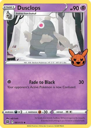 Dusclops 61 - Trick or Trade BOOster Bundle - Poke-Collect