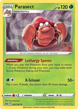 Parasect 5/196 - Lost Origin - Poke-Collect
