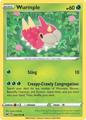 Wurmple 6/196 - Lost Origin - Poke-Collect