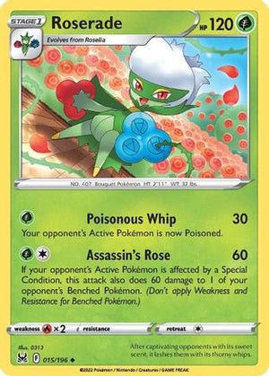 Roserade 15/196 - Lost Origin - Poke-Collect