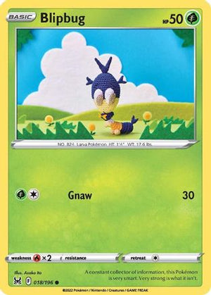Blipbug 18/196 - SWSH11 Lost Origin Reverse Holofoil - Poke-Collect