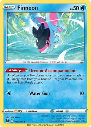 Finneon 40/196 - SWSH11 Lost Origin - Poke-Collect