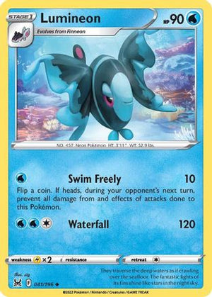 Lumineon 41/196 - Lost Origin - Poke-Collect