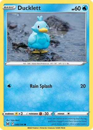 Ducklett 46/196 - SWSH11 Lost Origin Reverse Holofoil - Poke-Collect