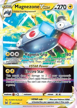 Magnezone VSTAR 57/196 - Lost Origin Holofoil - Poke-Collect