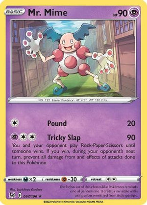 Mr. Mime 67/196 - Lost Origin - Poke-Collect