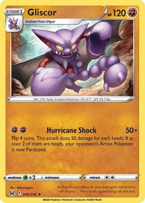 Gliscor 96/196 - SWSH11 Lost Origin Reverse Holofoil - Poke-Collect