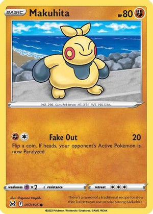 Makuhita 97/196 - Lost Origin - Poke-Collect