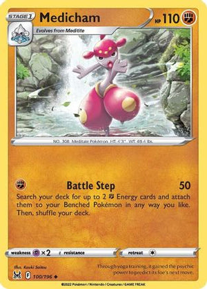 Medicham 100/196 - Lost Origin - Poke-Collect