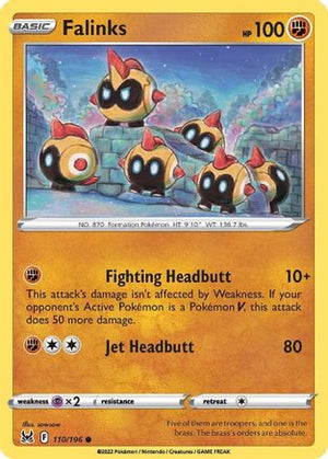 Falinks 110/196 - Lost Origin Reverse Holofoil - Poke-Collect